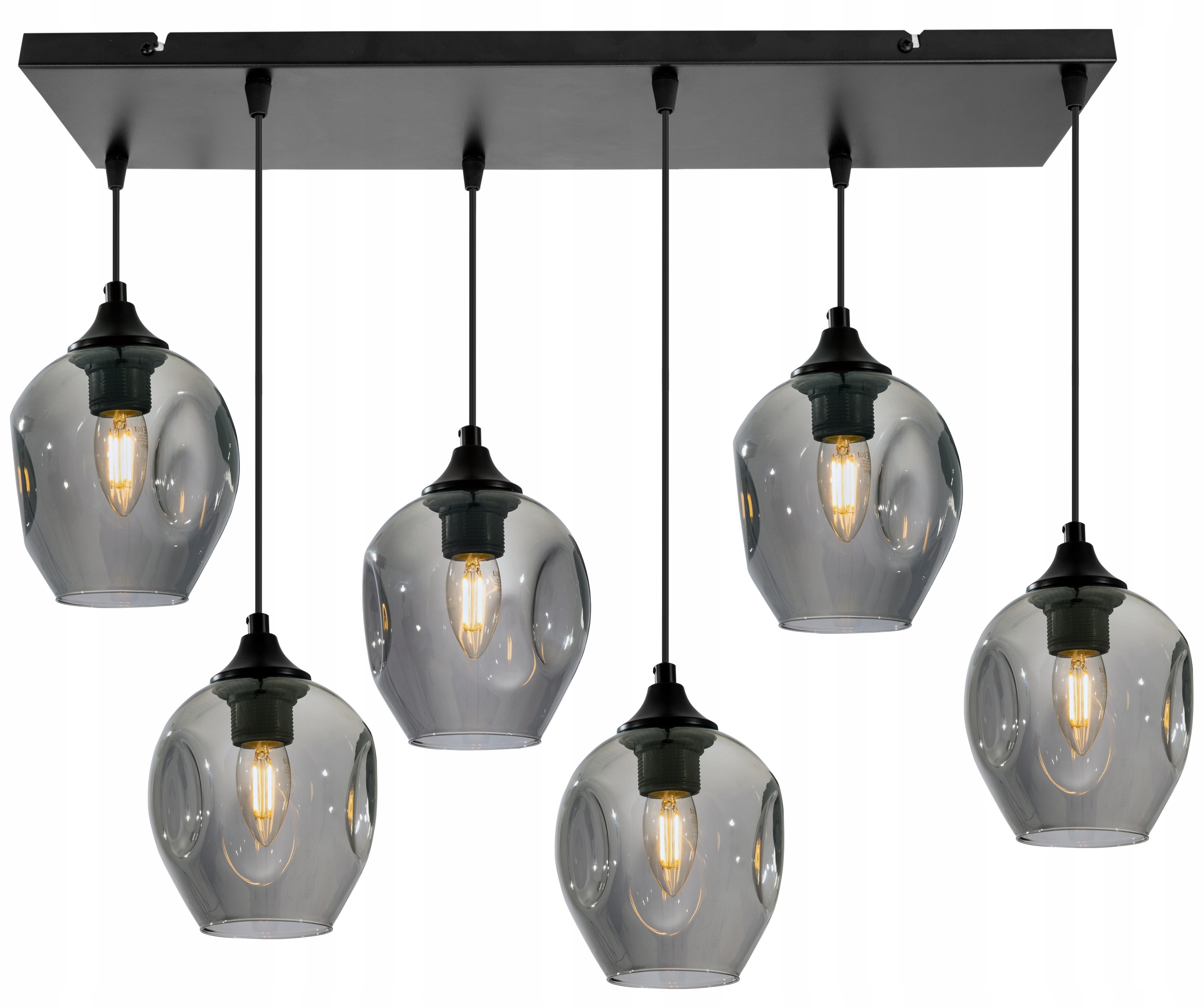 Závesná Stropná Lampa Luster Sklenená Lišta Nad Stôl Ostrovček Moderná