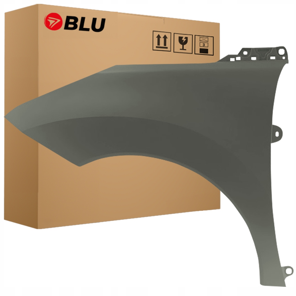 Blu Blatník Peugeot 3008 Ekl levý černý 09-16 přední SmartGrau