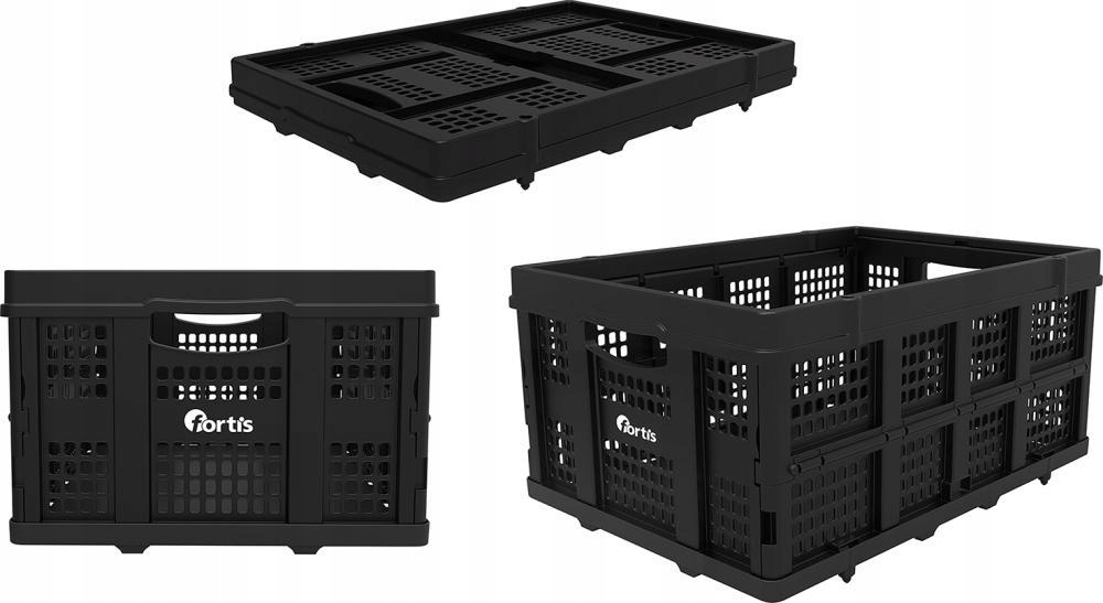 Skládací koše, kontejner 525x365x255mm (2 ks Fortis