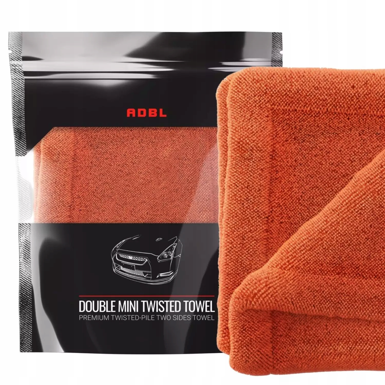 Adbl Double Mini Twisted Towel 1400GSM 40x40cm dwustronny ręcznik do osusza