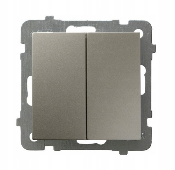 

As Łącznik podwójny schodowy Satyna Light ŁP-10G/m