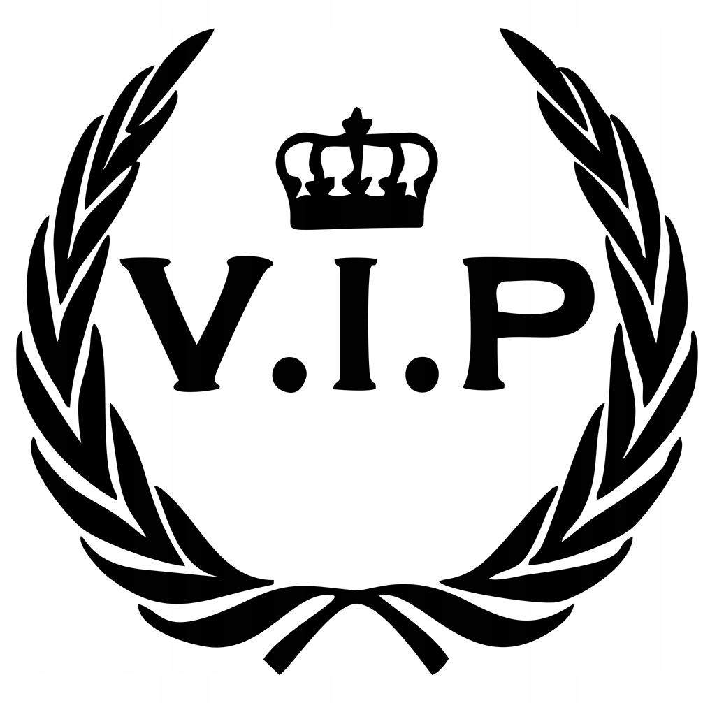 

Naklejka na auto Vip Wieniec Laurowy Korona 14x15