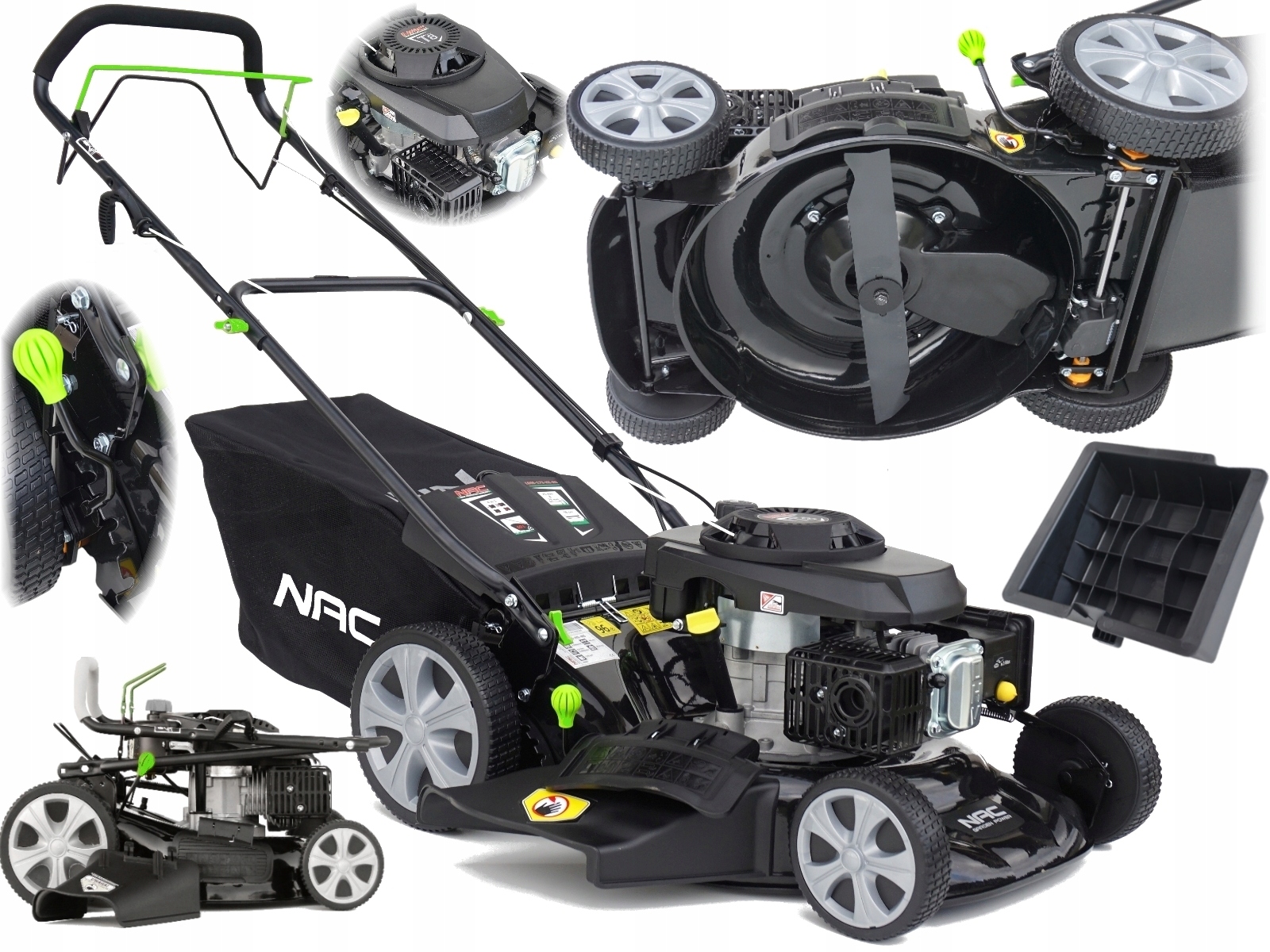 Nac Kosiarka Spalinowa Z Napędem LS46-173-HS-NG 9,5Nm Mielenie boczny 46cm