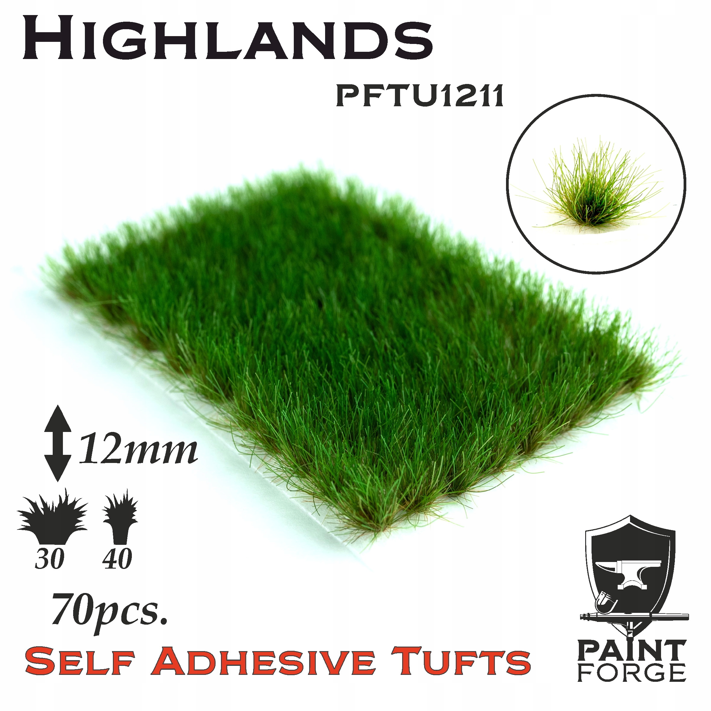 

Paint Forge Trawa tufty 12mm do dioram i podstawek