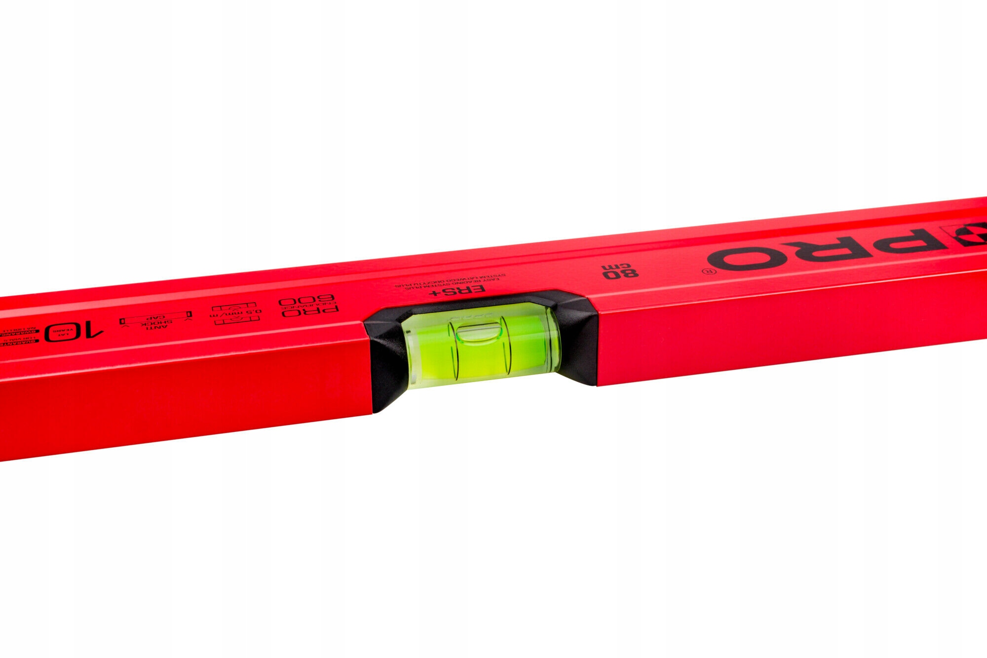 POZIOMICA MALOWANA WSKAŹNIK POZIOMU,PIONU 80CM PRO Liczba libelek 2