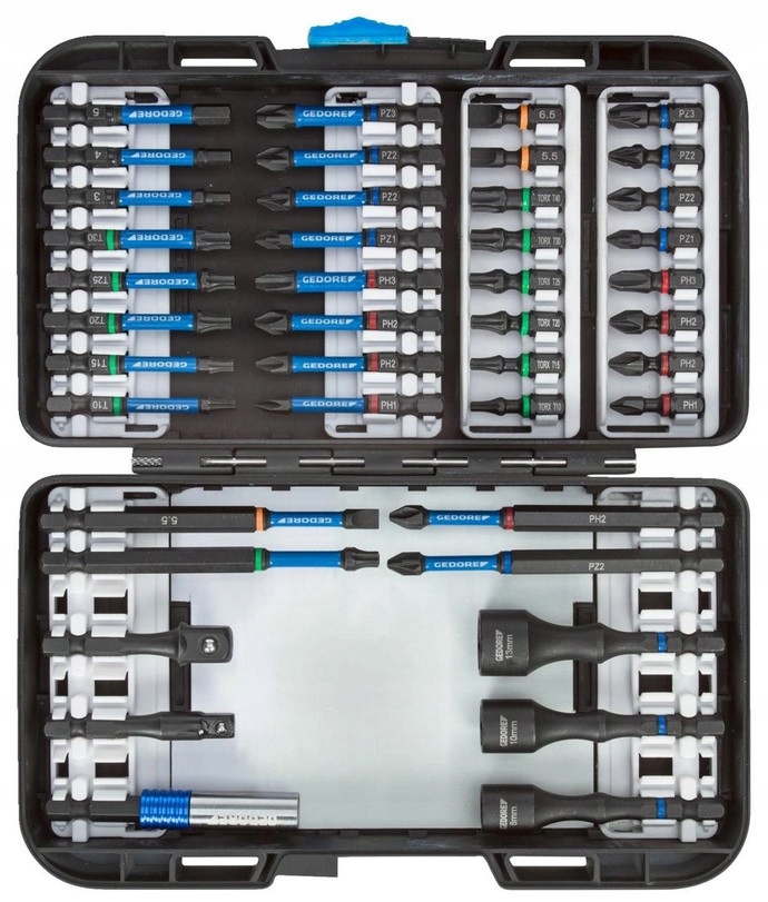 Zestaw bitów udarowych skrętnych 1/4" Torsion 3100316 42-części Gedore