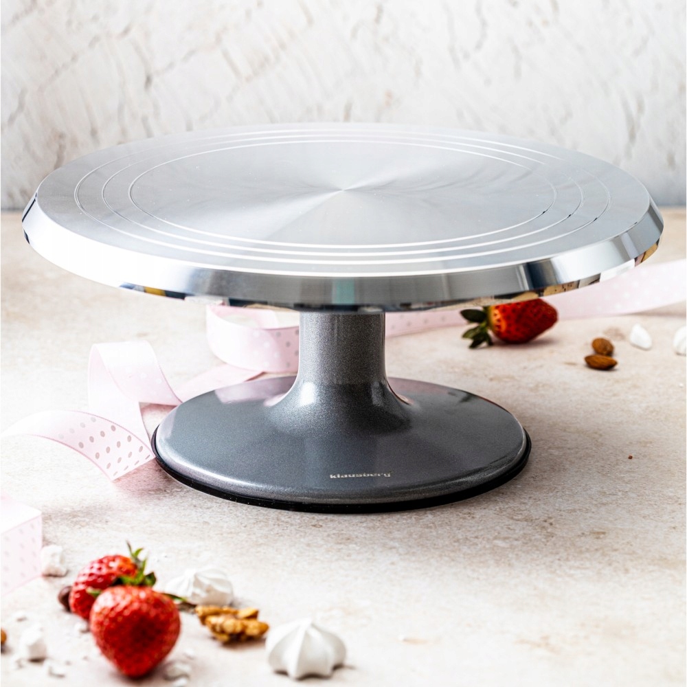 PATERA OBROTOWA do CIASTA i TORTU METALOWA WIELOFUNKCYJNA 31cm OBRÓT 360 ST Kod producenta KB-7710