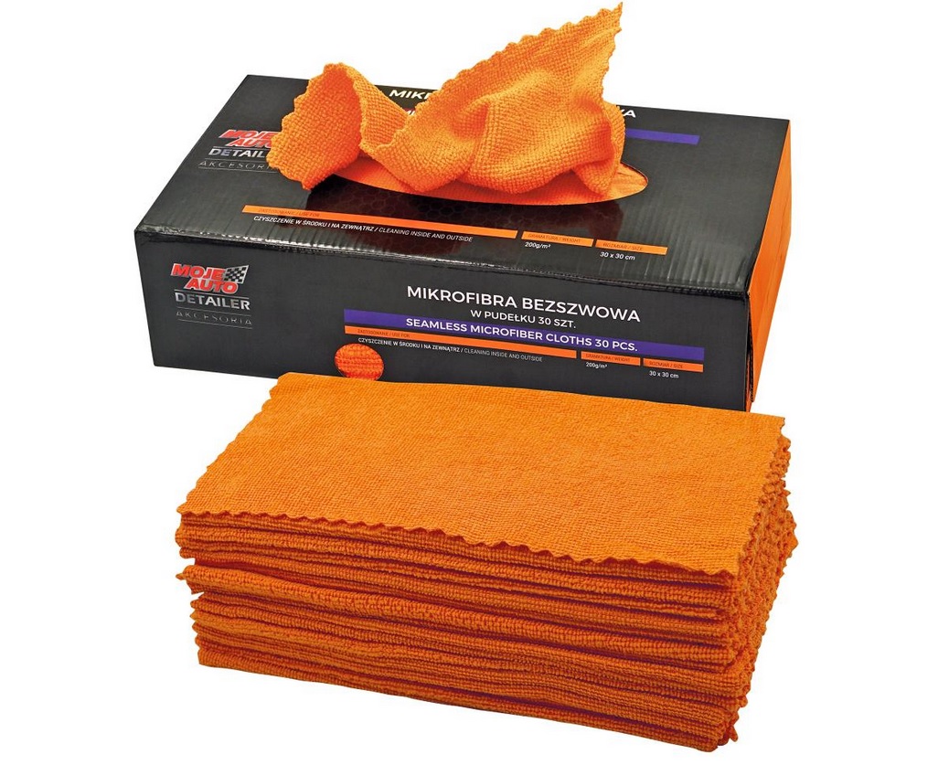 ściereczka mikrofibra bezszwowa 30x30cm 1szt
