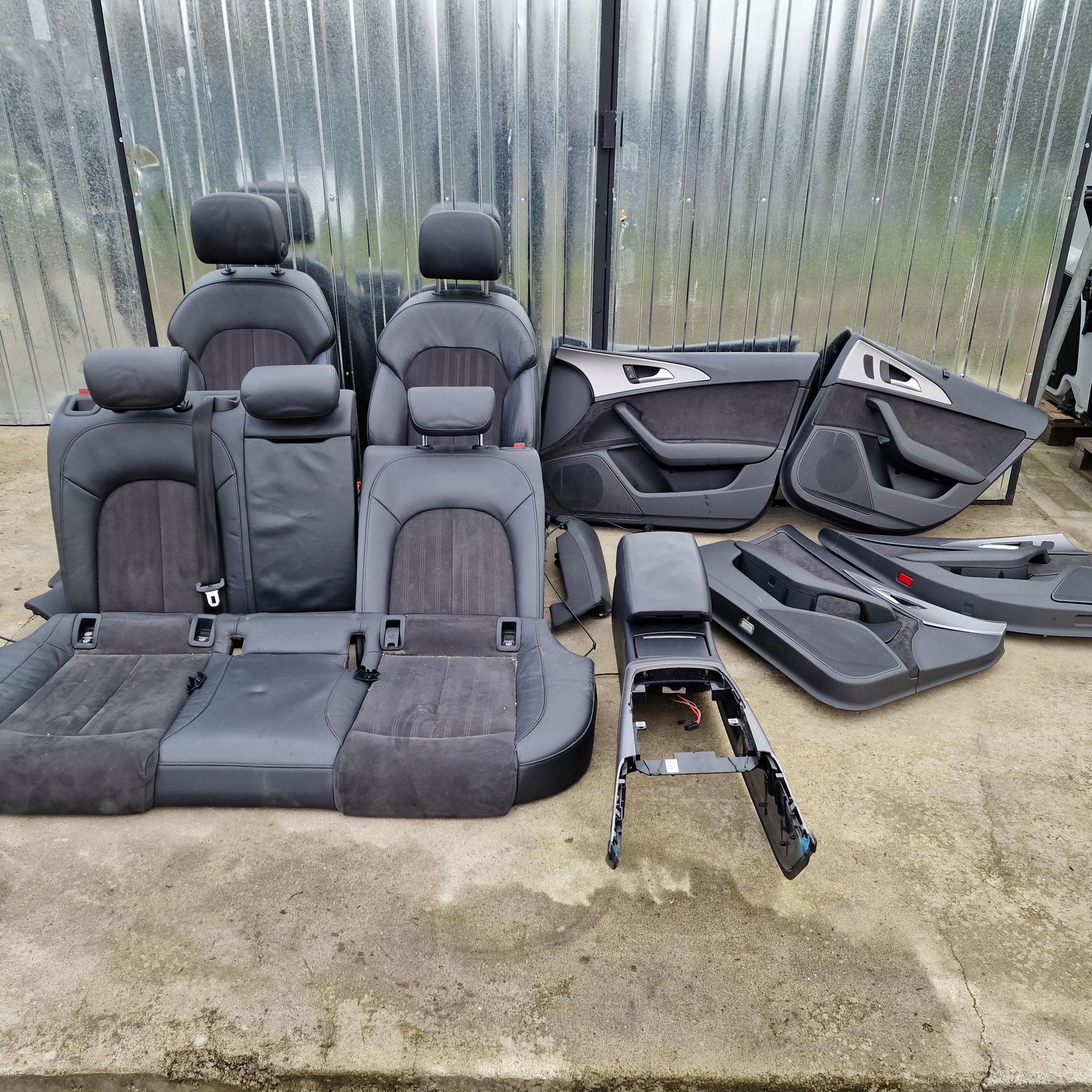 Сиденья диван боковины A6 C7 универсал спорт ALCATARA