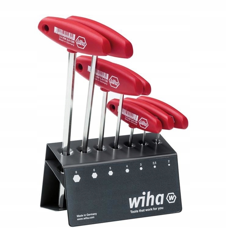 Wiha 00953 T-kľúčové kľúče Cal Chróm