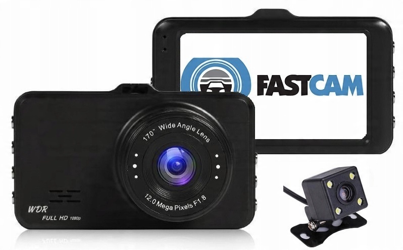 

Wideorejestrator B302 FullHD Polskie menu Parking