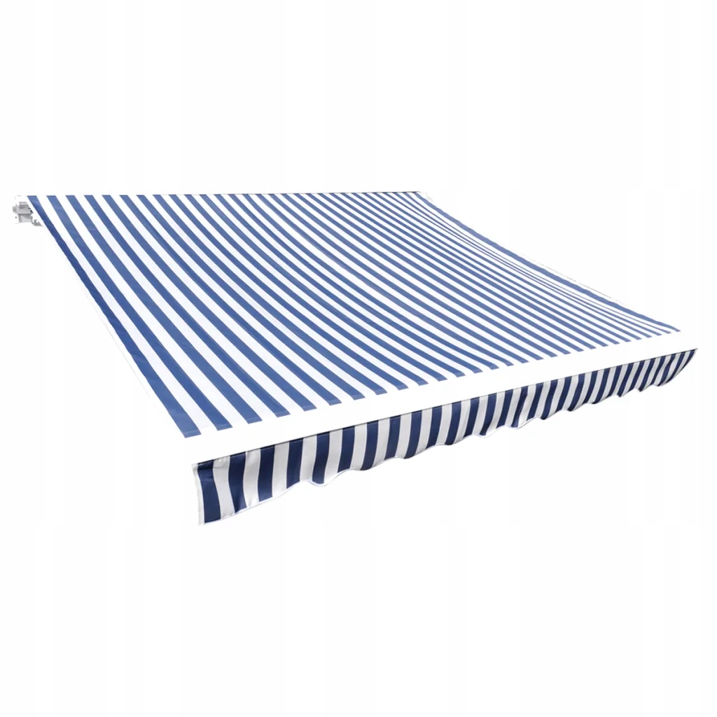 Náhradní tkanina pro Uv markýzu, Polyester, modro-bílá, 280 x 245 cm