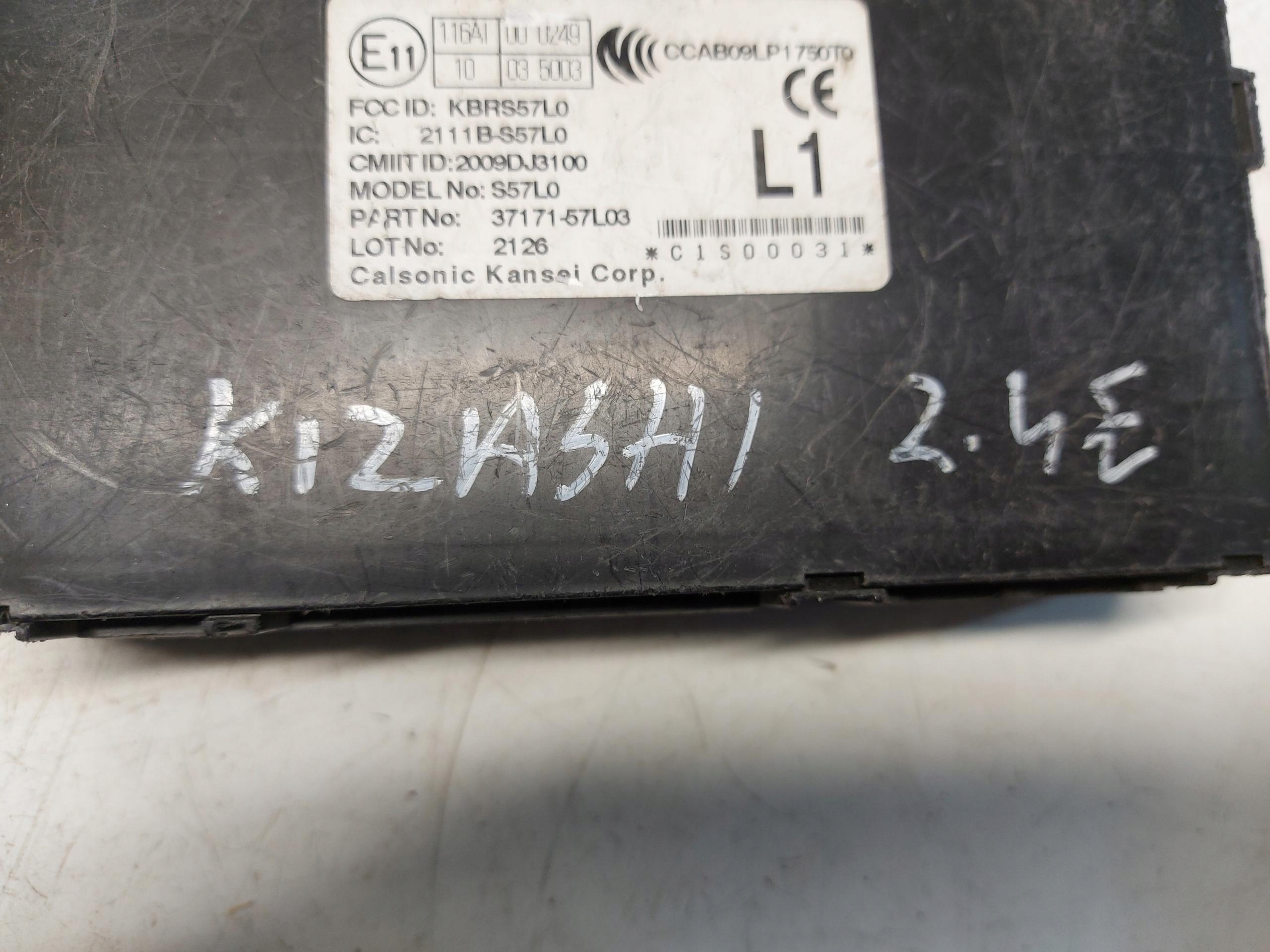 SUZUKI Kizashi module control unit komfortu 37171-57L03