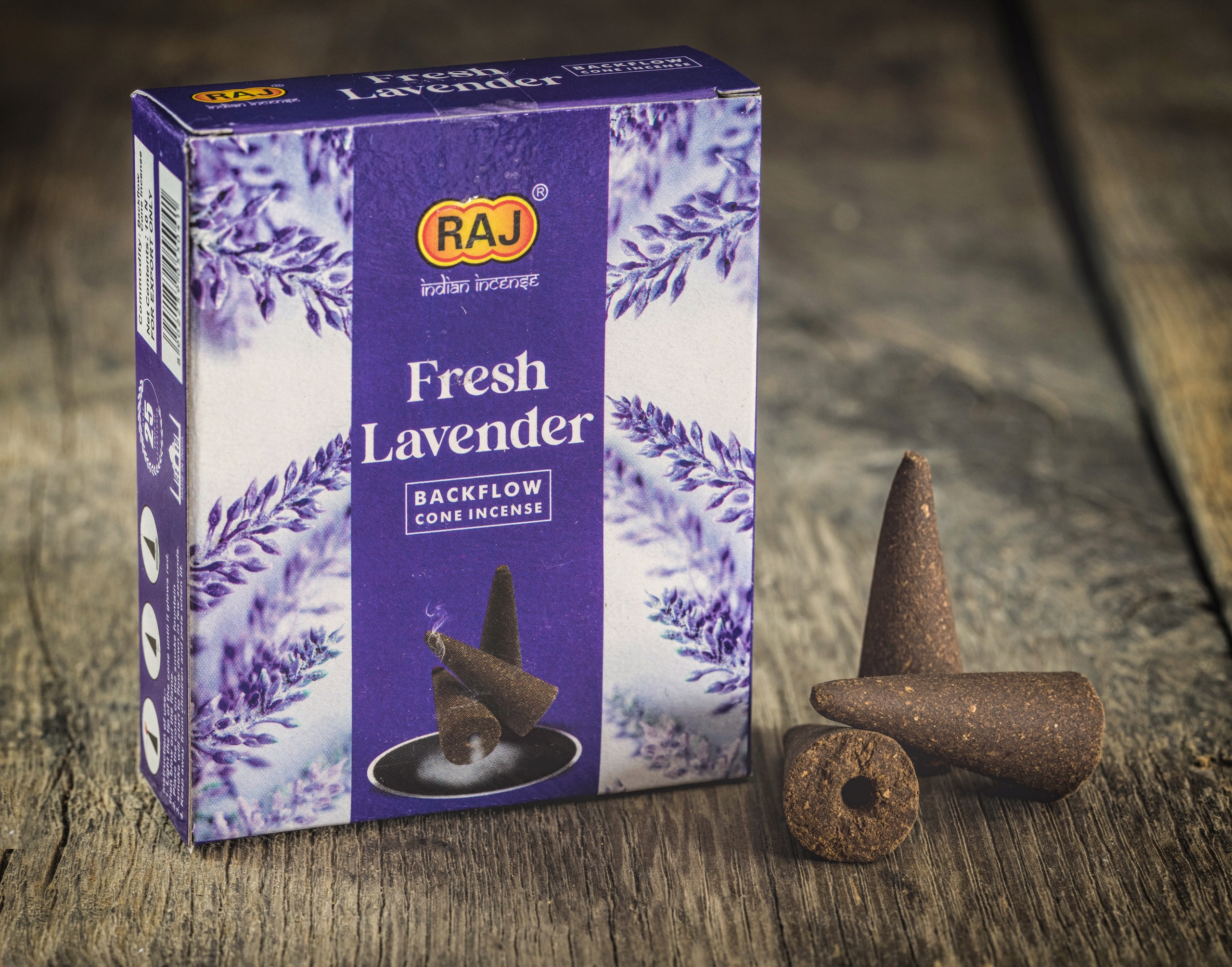 Kadzidełka Raj Backflow stożkowe Raj - Lawenda EAN (GTIN) 8902259055041
