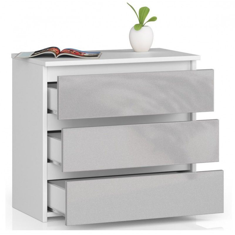 SZAFKA NOCNA w POŁYSKU 60cm MEBLE KOMODA SYPIALNIA komoda szafka szuflady Kod producenta OP0LCL-VENSON002