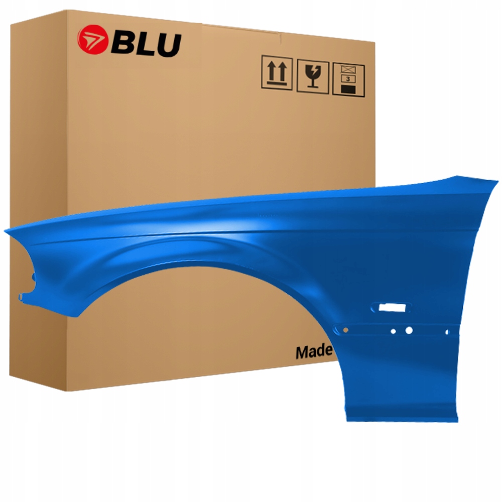 Blu Blatník Bmw 3 E46 364 levý modrý 99-03 přední Coupe Cabrio