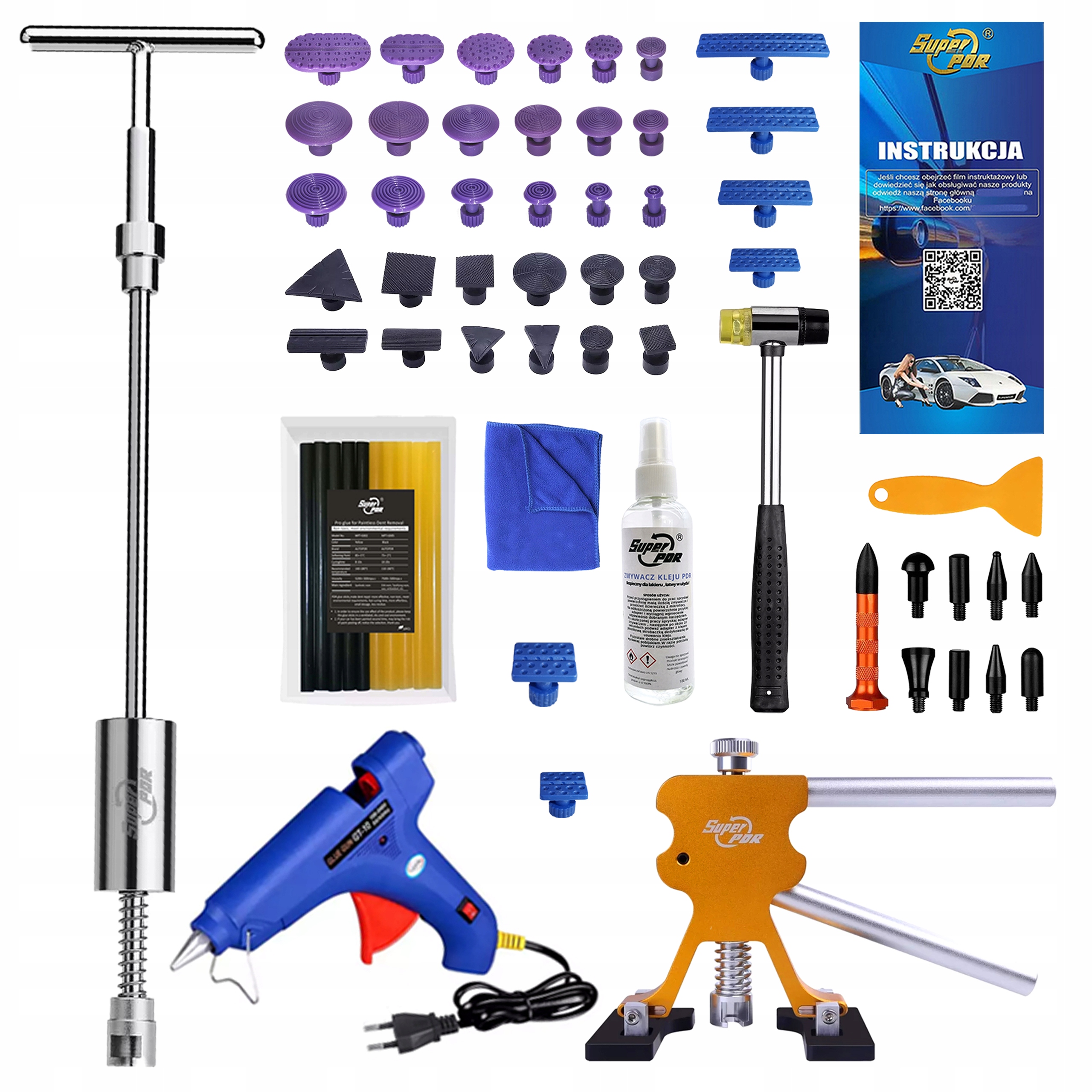 Vytahování, Odstraňování Promáčklin, Setrvačné Kladivo, Sada Pro Pdr