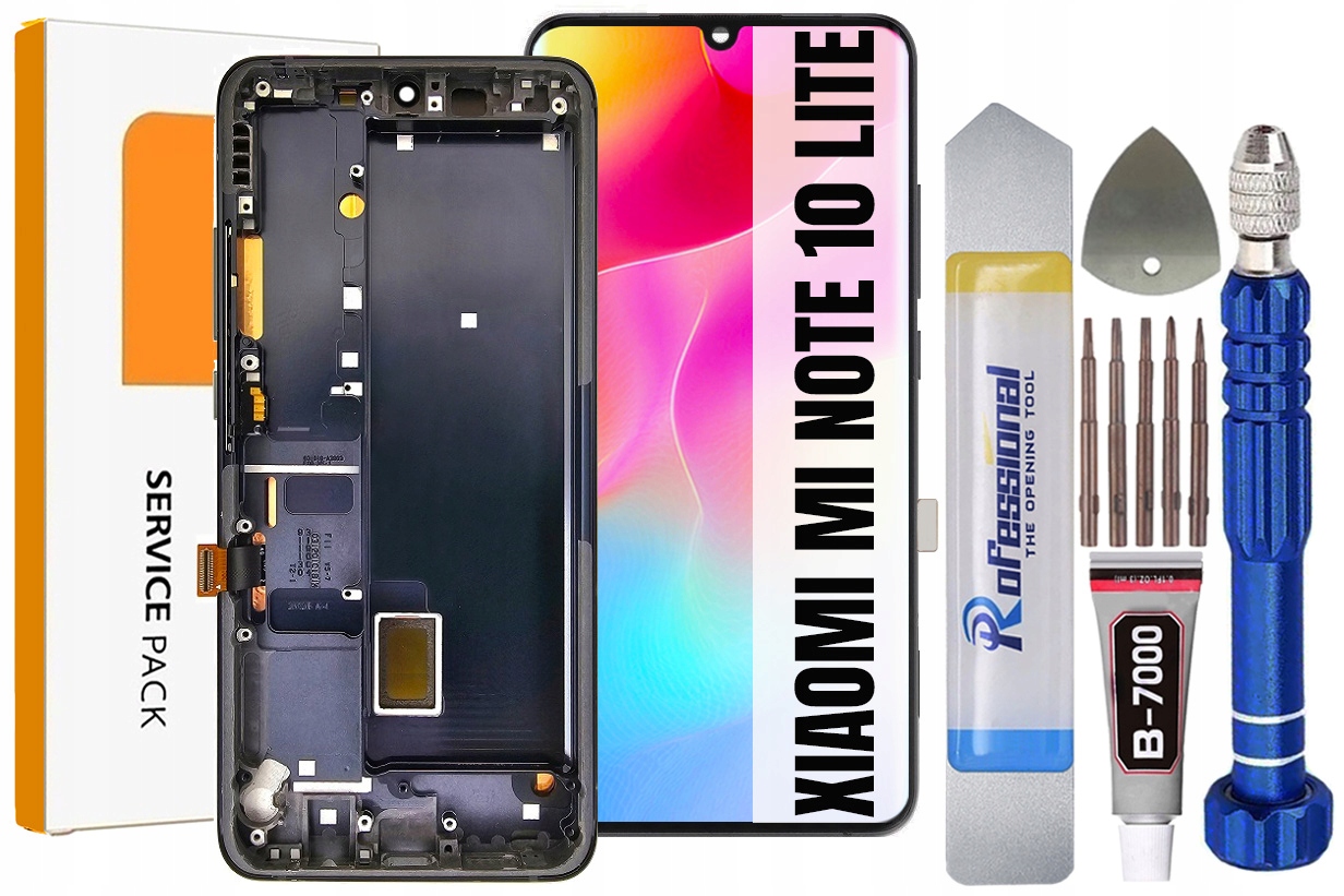 Displej Pro Xiaomi MI Note 10 Lite Originál Oem Obrazovka Rámeček