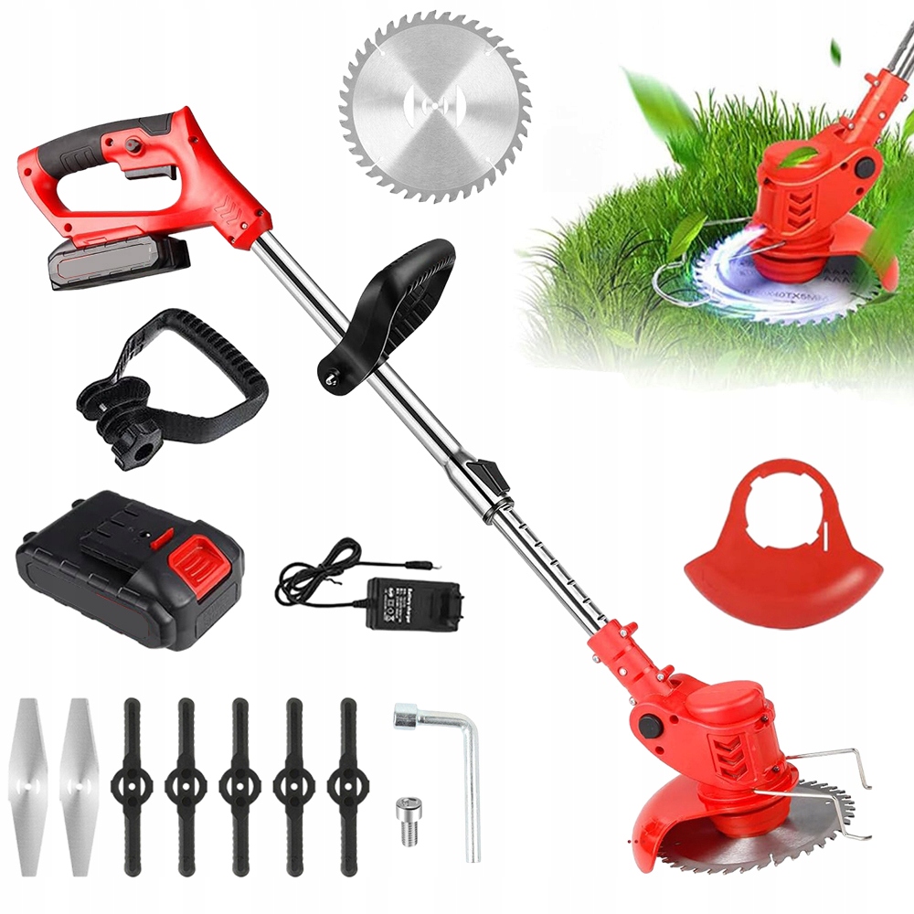 Sada Vyžínače Trávy 21 V 2000 Mah Vhodná Do Zahradního Parku