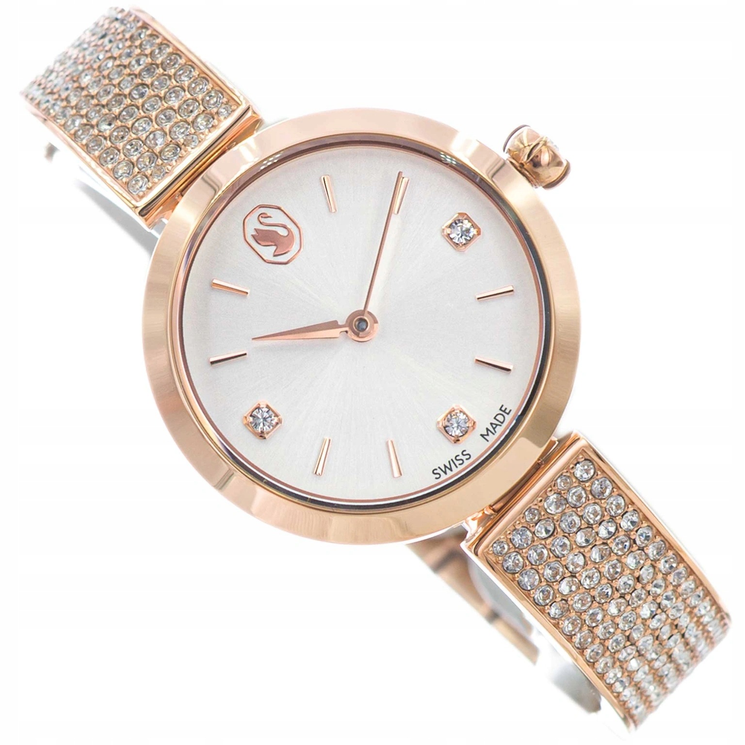 Dámské Hodinky Swarovski 5671202 Illumina Rose Gold Na Náramku