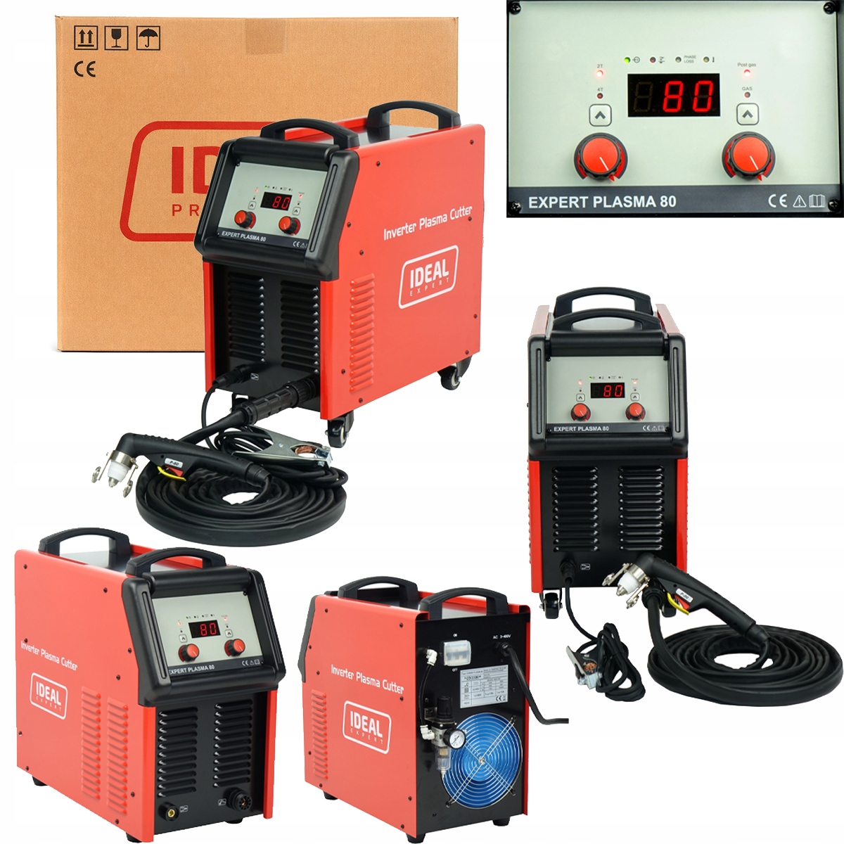 Ideal Przecinarka plazmowa Expert Plasma 80 Hf cięcie 40mm 400V Cut