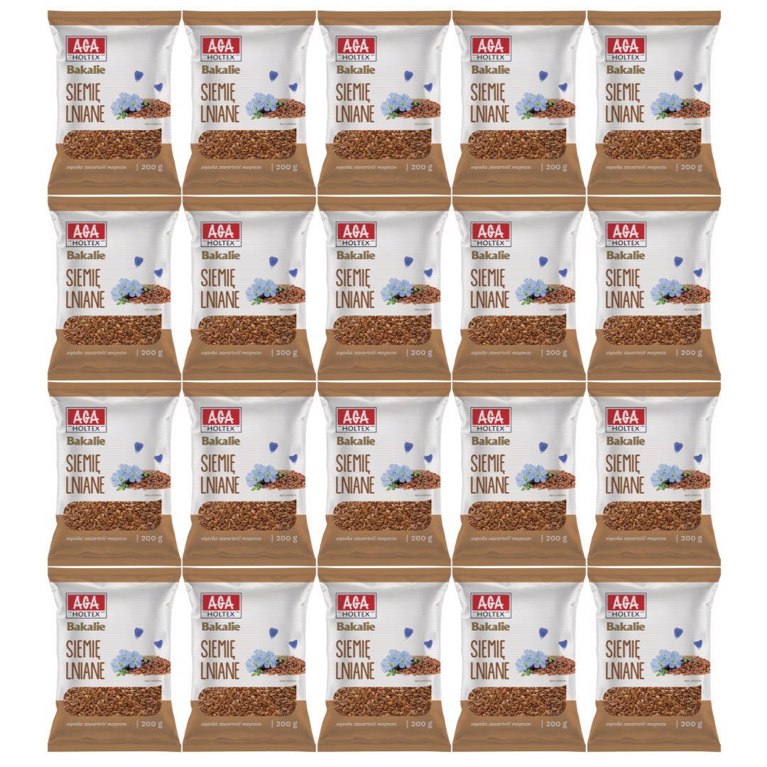 Levně Aga Holtex Lněné semínko 200 g Bakalie x 20 kusů