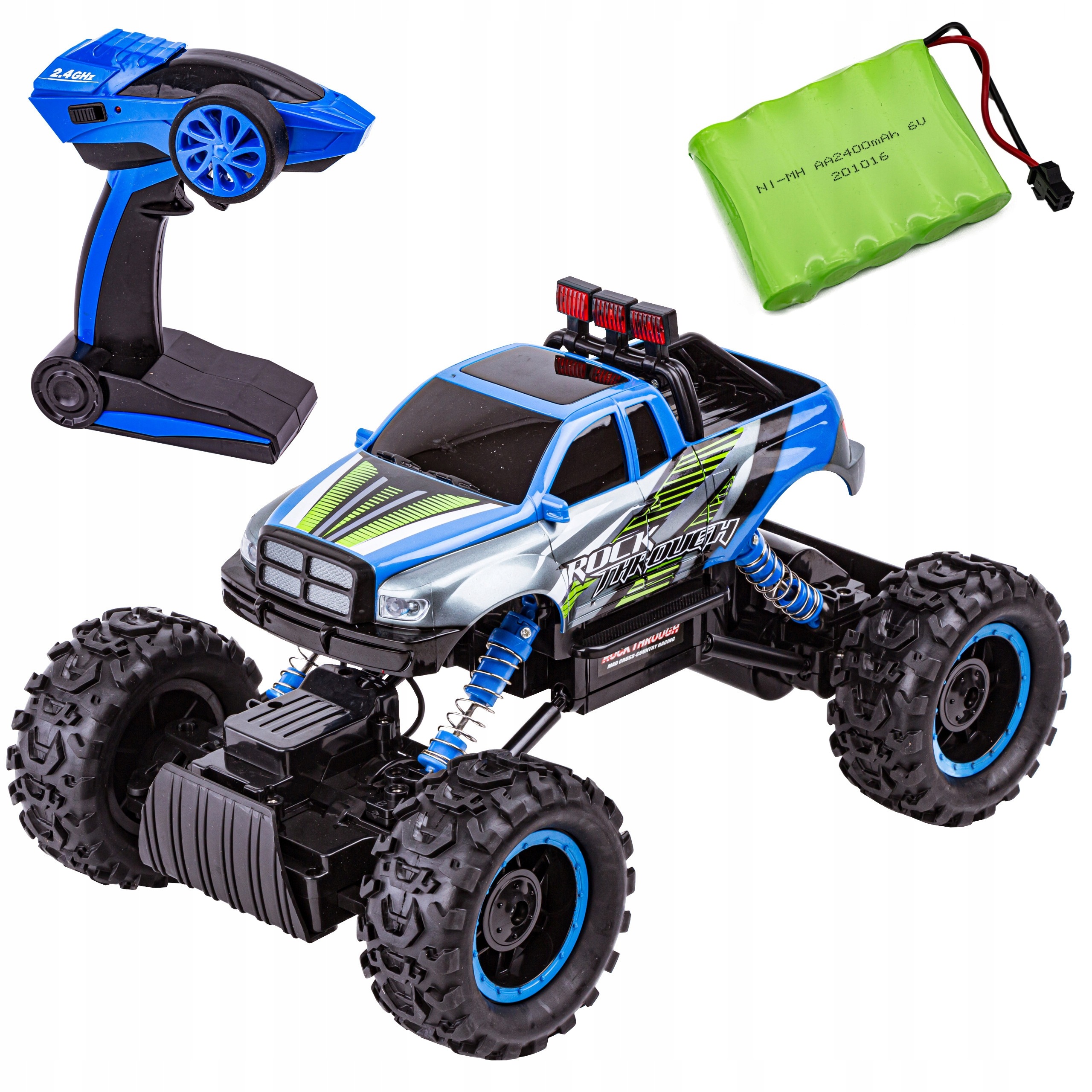 Duży Samochód na Pilot Rock Crawler Auto Zdalnie Sterowane 1:14 4WD 2.4GHz