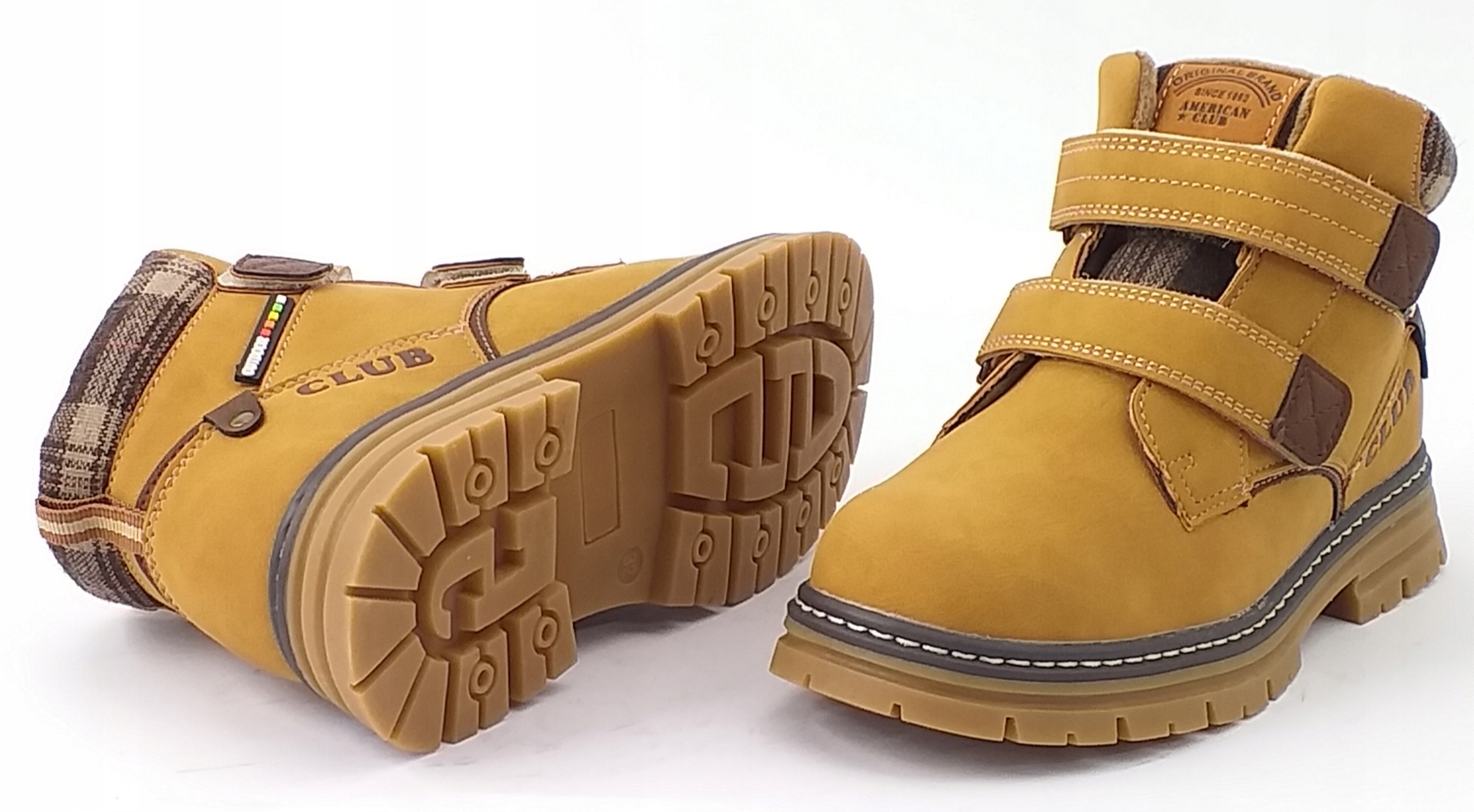 TRZEWIKI chłopięce ciepłe TRAPERY XD 103 /23 Buty zimowe AMERICAN CLUB 32 Bohater / Bajka brak