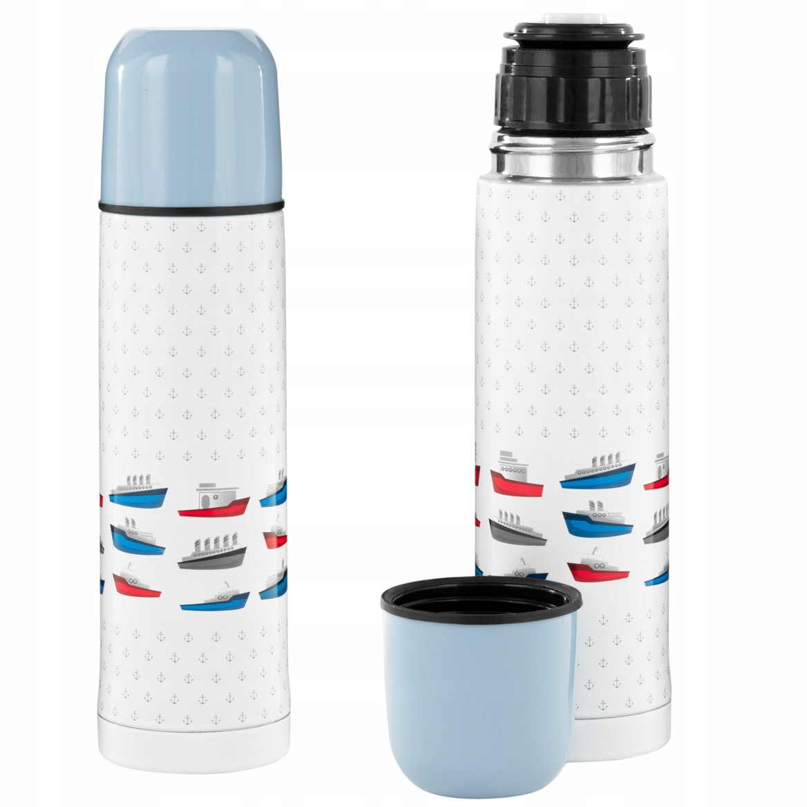 

Mały Termos Dziecięcy Junior 250ml Statki Design