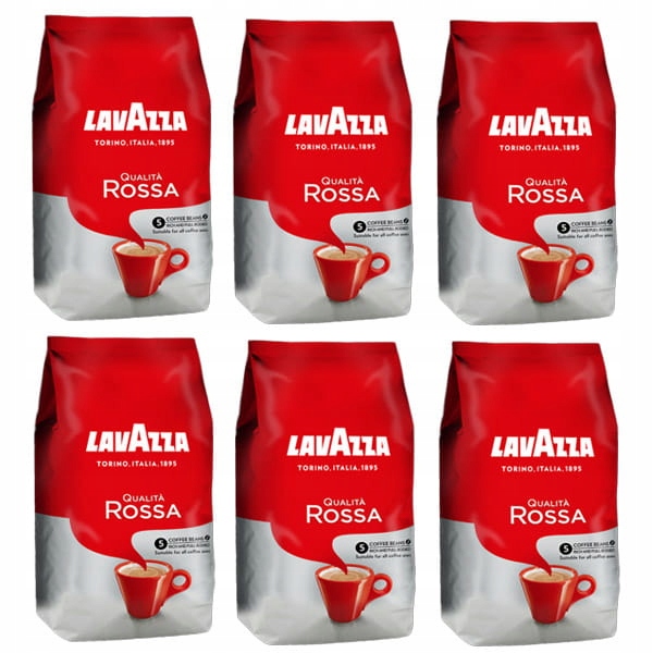 Levně Rosa Káva Lavazza Qualita Rossa 6000 g 6 kg celý karton