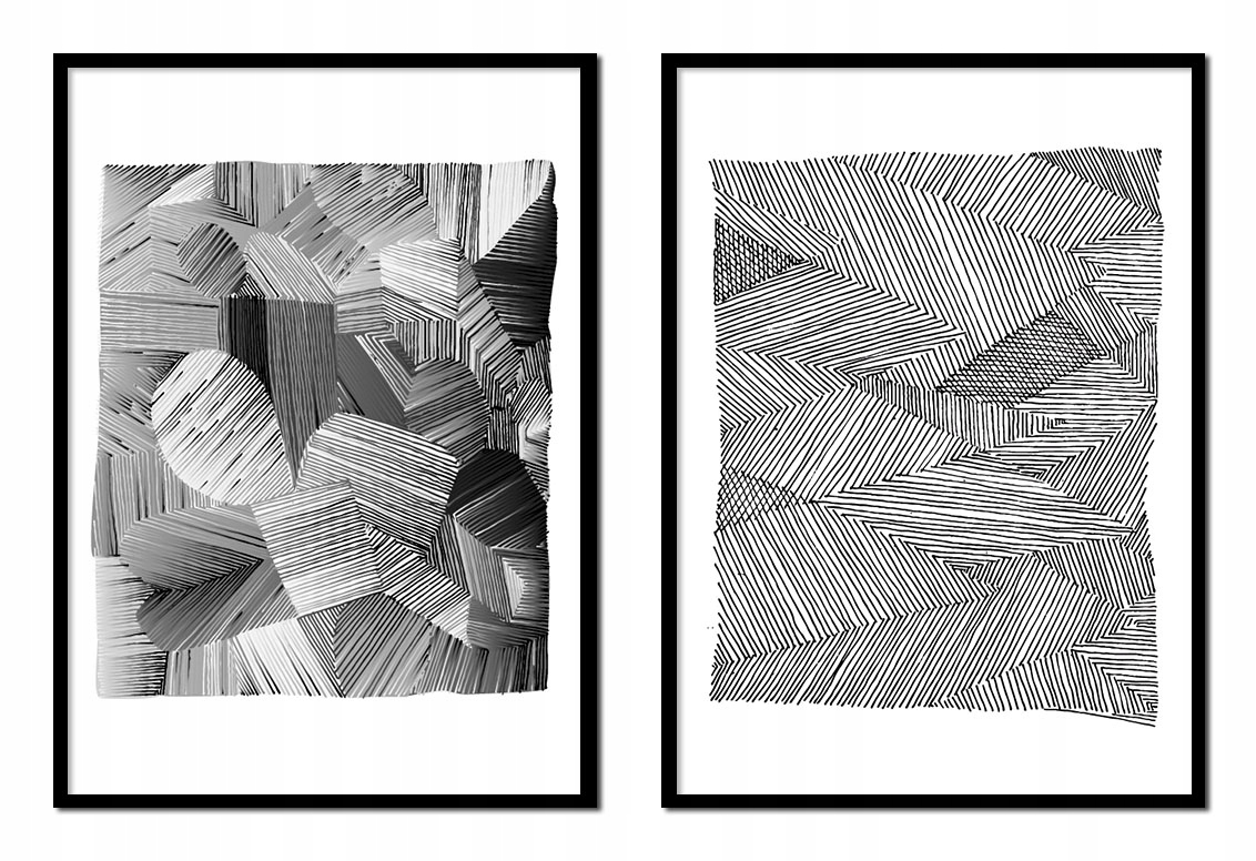 

Obraz Plakaty W Ramie 53x73cm Dyptyk Abstrak P2029