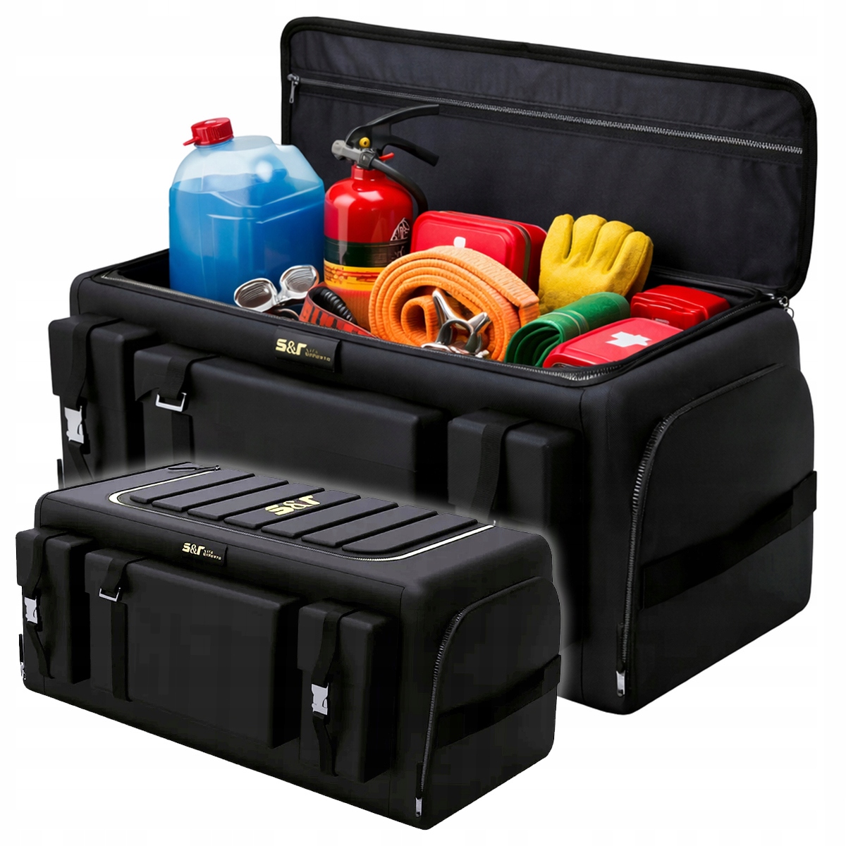 Organizer do Bagażnika Samochodu Torba Kufer XXL 70L Usztywniany Oxford