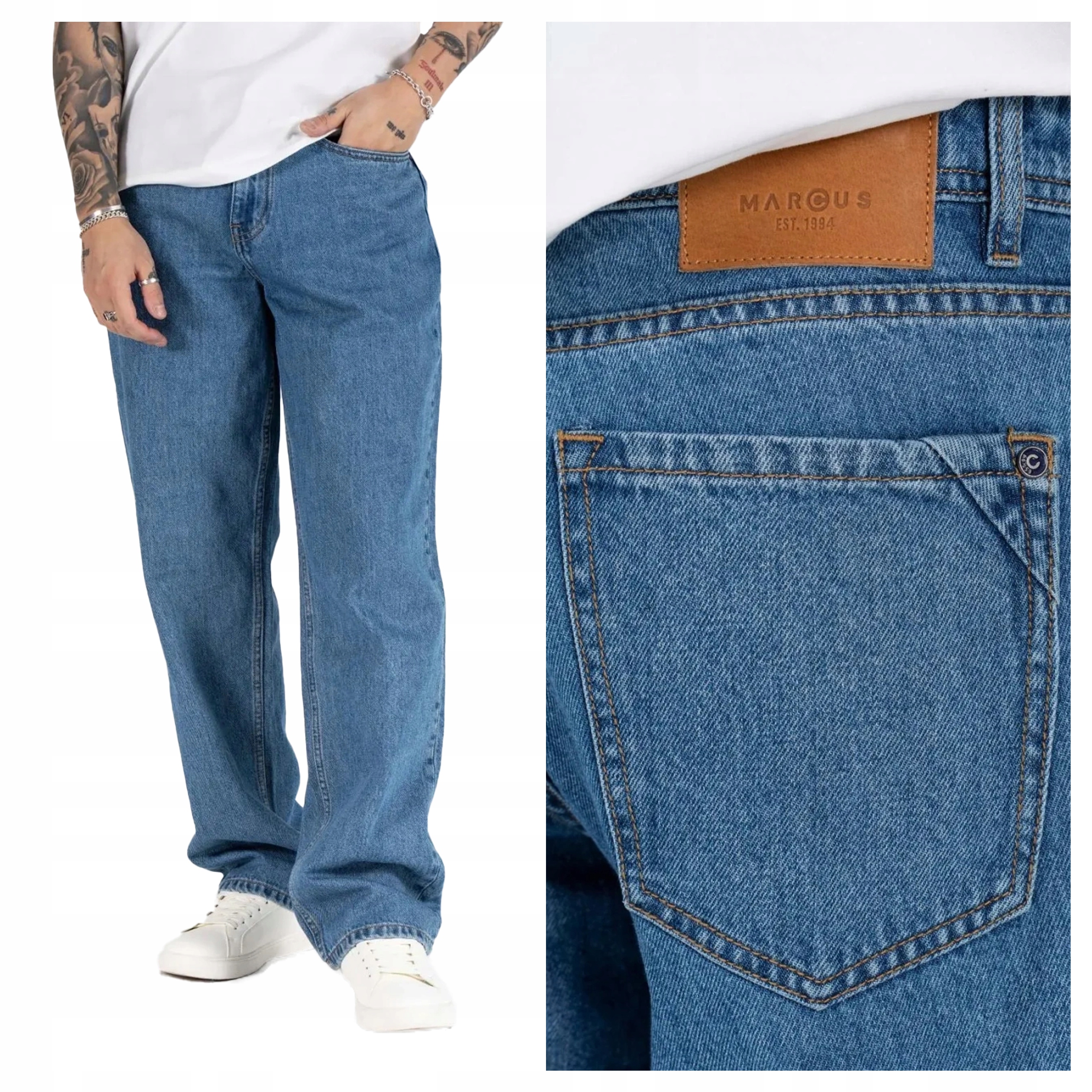 Pánské kalhoty Marcus Jason Z 2241 Světlé džíny Denim W31 L32