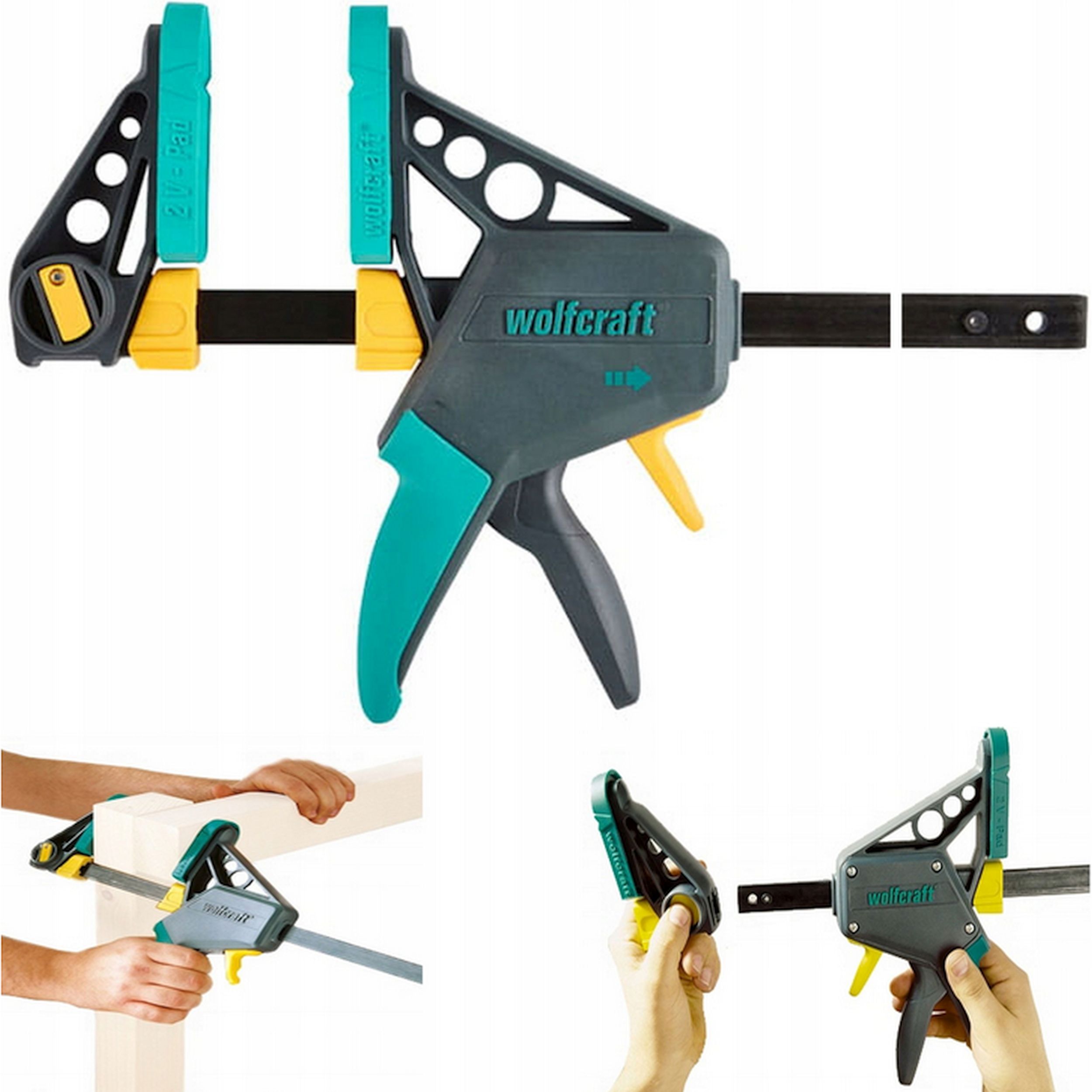 WOLFCRAFT Ścisk stolarski EHZ PRO 100-915 3034000