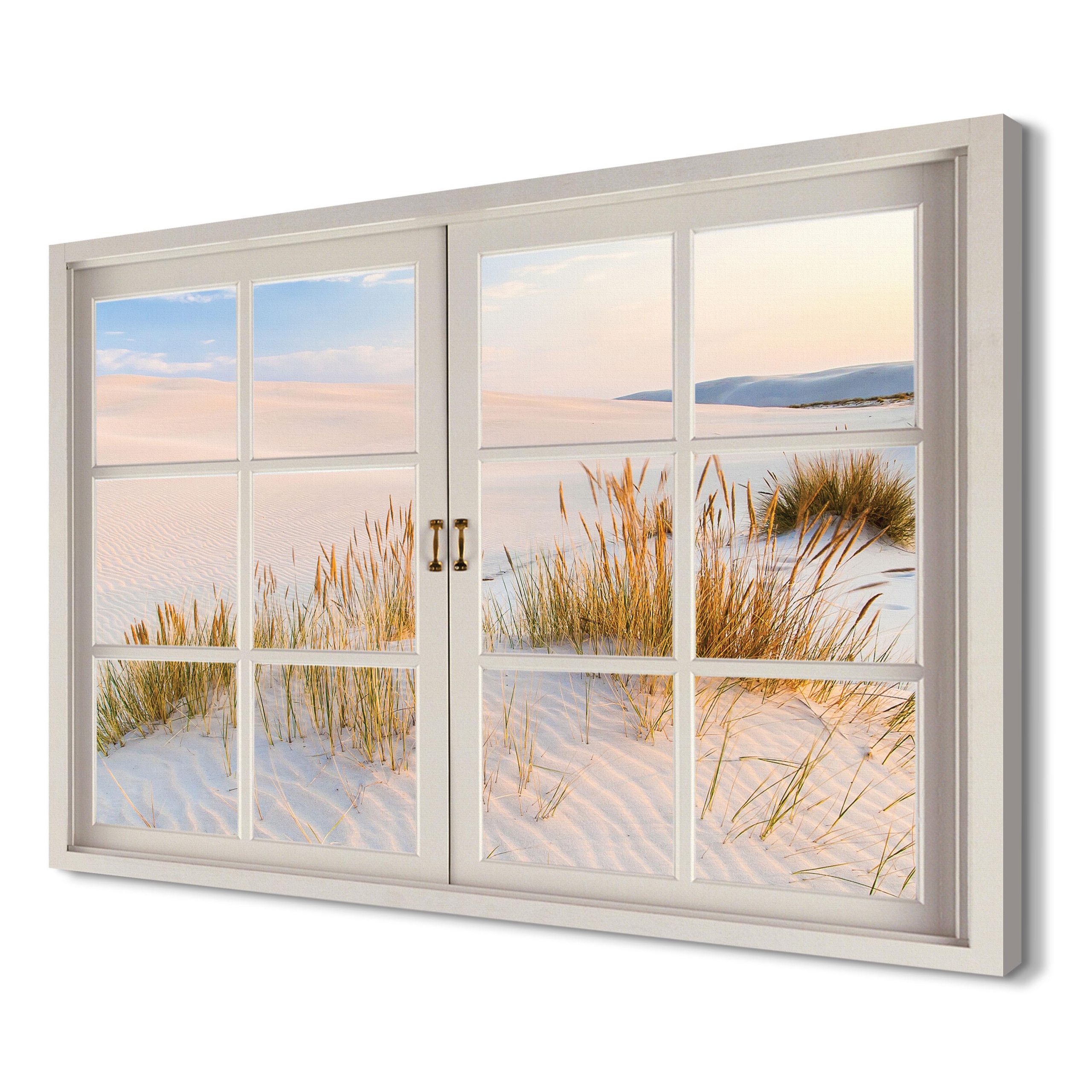 

Wydmy Morze do biura 120x80 Obraz okno canvas 3d