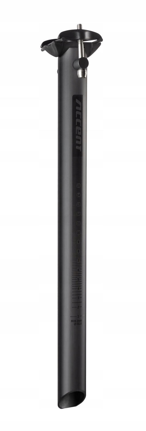 Držák Accent Evo Carbon 31,6 mm černý