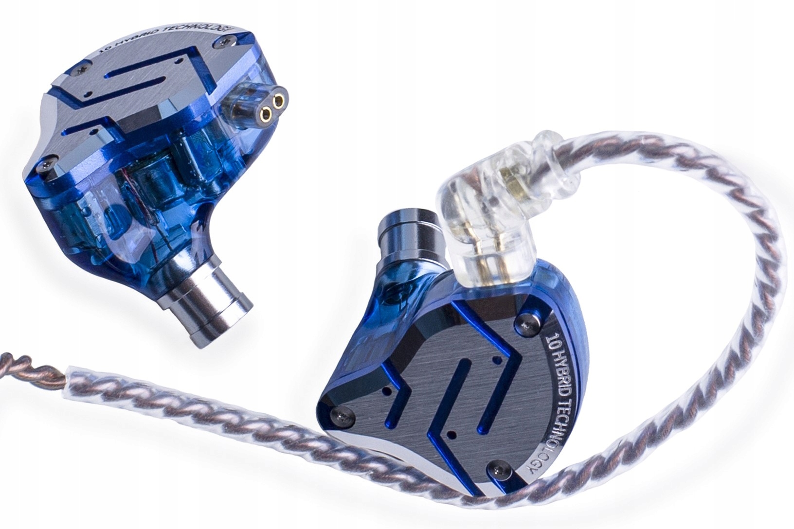 Slúchadlá do uší pre monitory Kz ZS10 Pro armatúra 2DD+8BA hybrid
