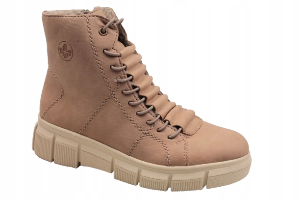 Dámské Dámské Kotníkové Boty Rieker X3428-20 37 Béžová Antistress Modne