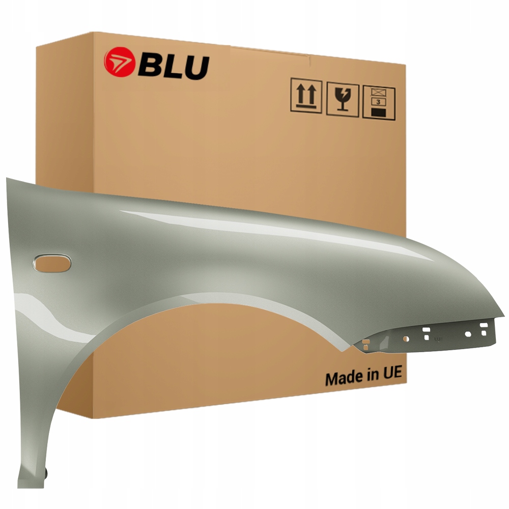 Blu Blatník Vw Bora LB7Z pravý stříbrný 98-05 1J přední pozink SatinSilber