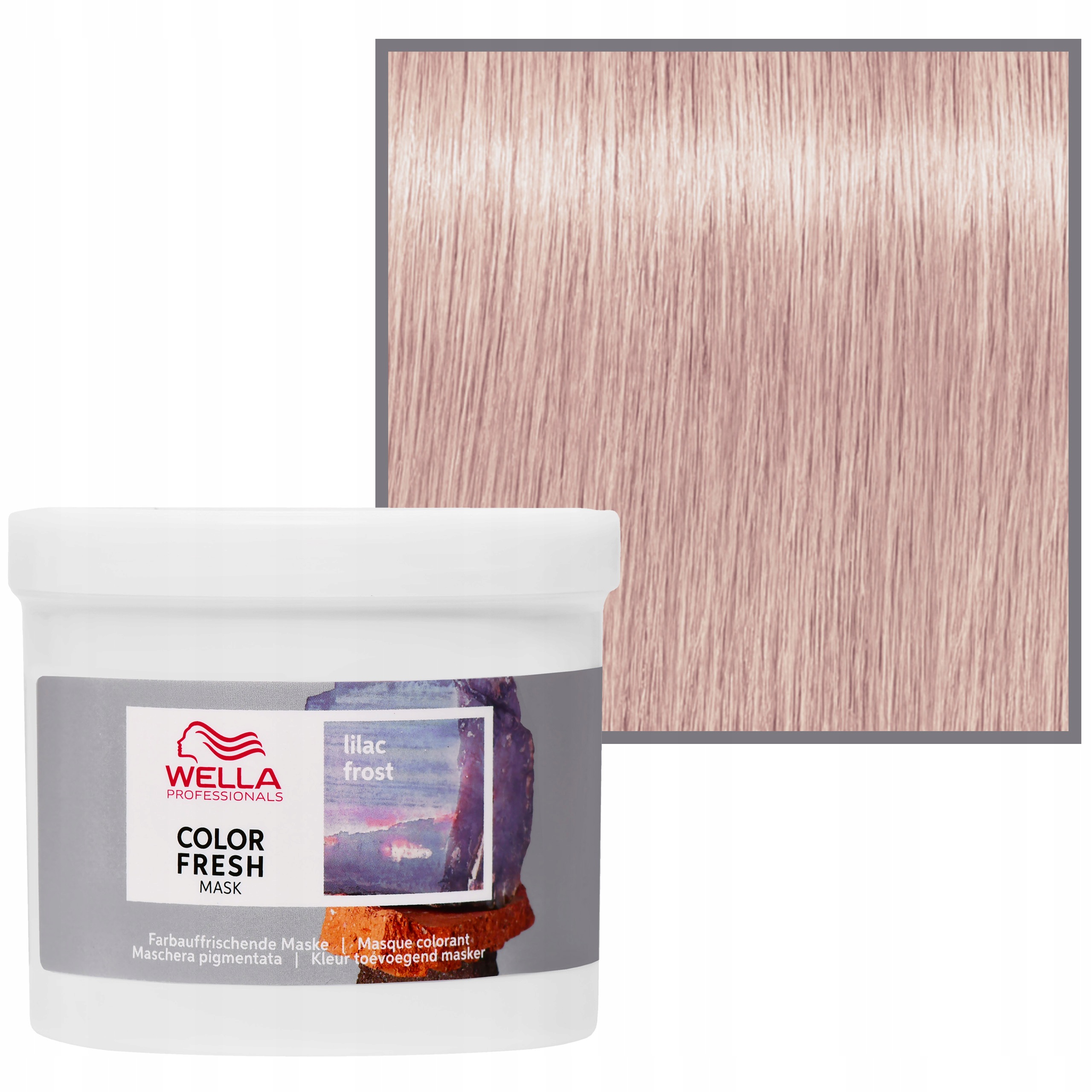 Wella Color Fresh Mask Lilac Frost osvěžuje fialové blond vlasy 500 ml
