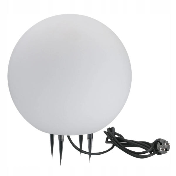 Lampa Ogrodowa Kulista Kula Argento E27 IP65 30 CM Goldlux 330383