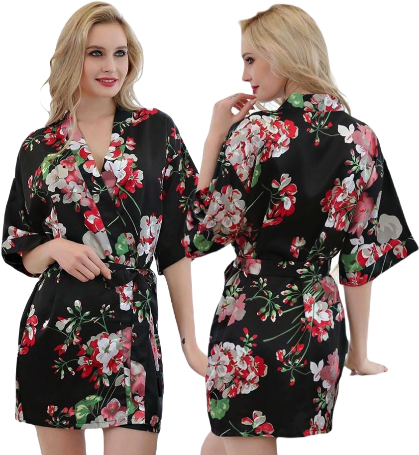 SEKSOWNY SZLAFROK PIŻAMA PIŻAMKA DAMSKA SEXI KOSZULA NOCNA KORONKA PREZENT