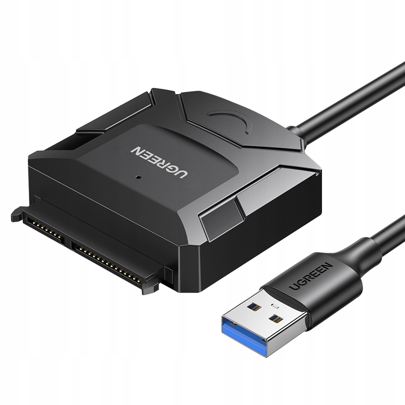 Kabel Adapter pro Hdd a Ssd Sata 2.5'' 3.5'' Usb 3.0 až 4TB černý
