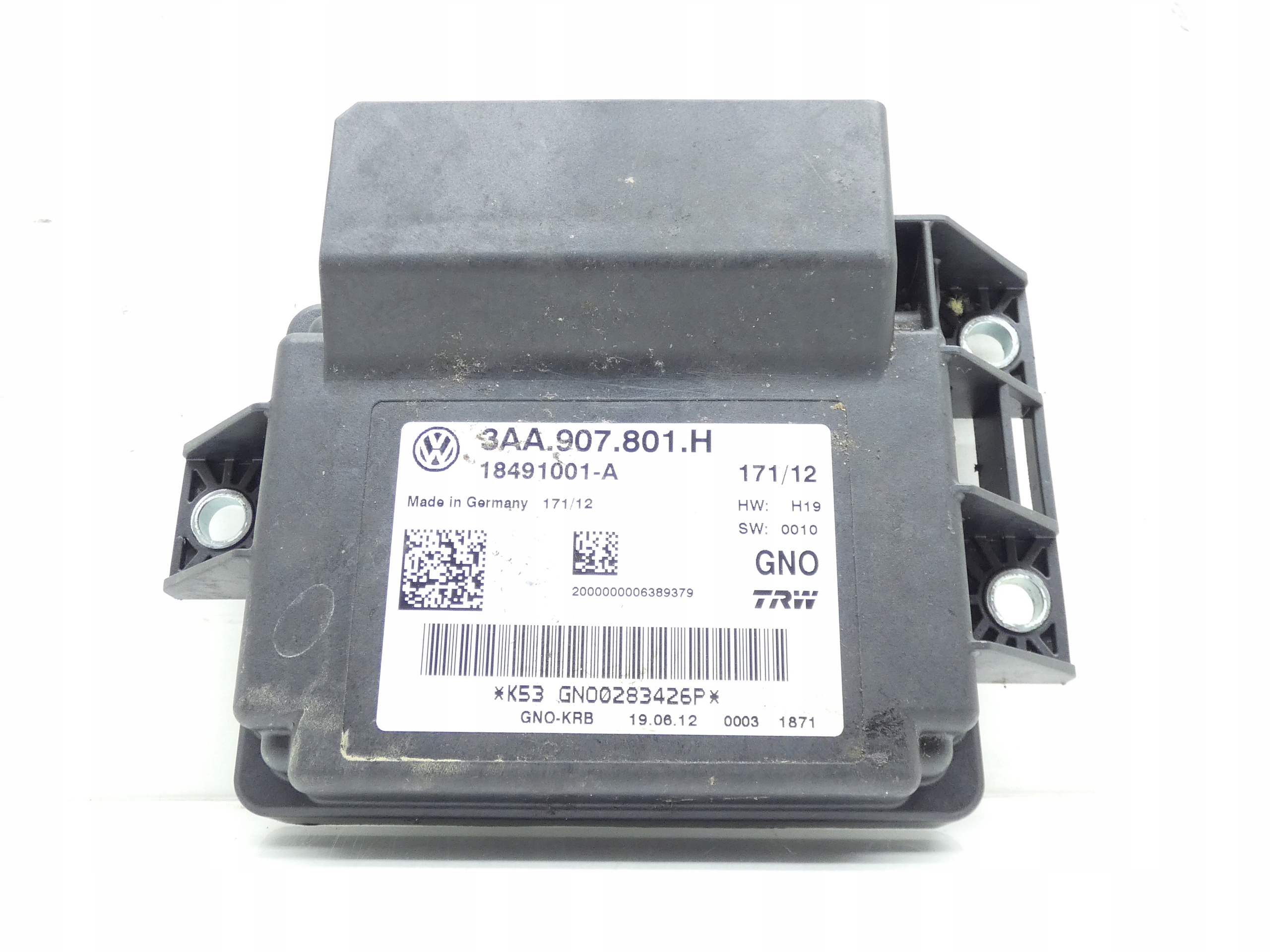 module control unit electric brake VW SHARAN 7N PASSAT B7 CC 3AA907801H