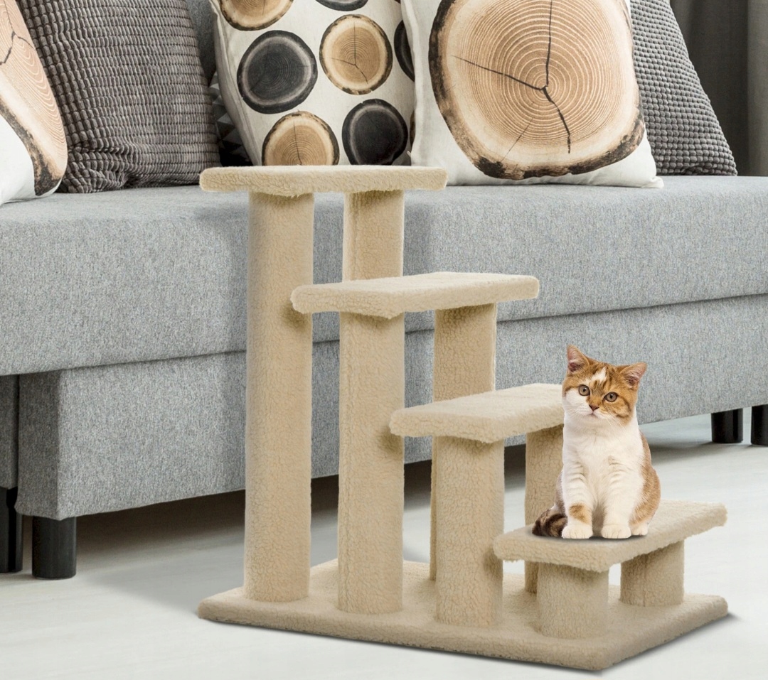 Levně Nízký škrabák, věž PawHut do 60 cm