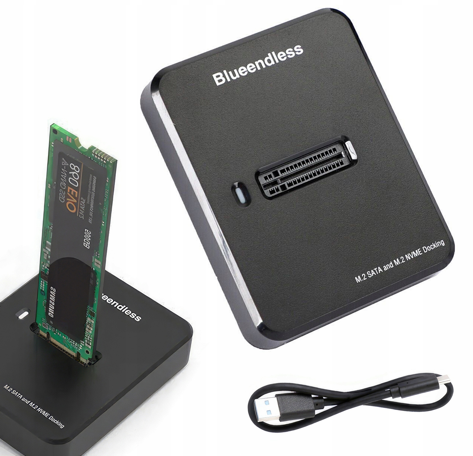 

Adapter Czytnik Dysków Ssd Nvme M2 M.2 Usb C