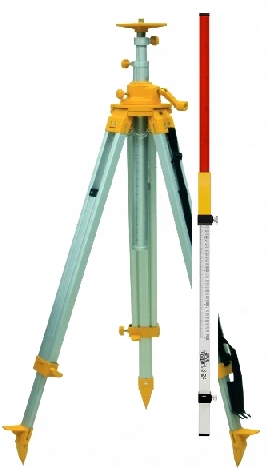 Niwelator laserowy NL500 DIGITAL+statyw +łata Kolor lasera czerwony