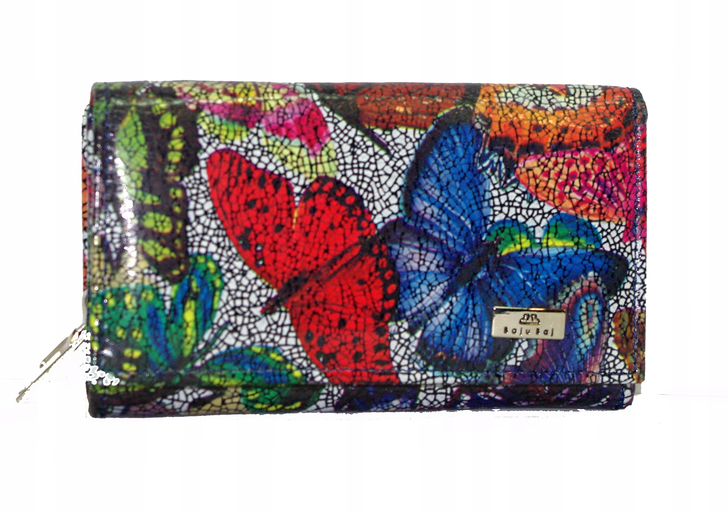 Baju Dámská kožená peněženka Motýlci 14,5