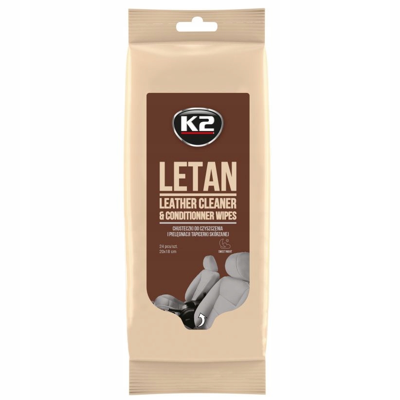 

K2 Letan Wipes 24 K210 Chusteczki Do Skóry