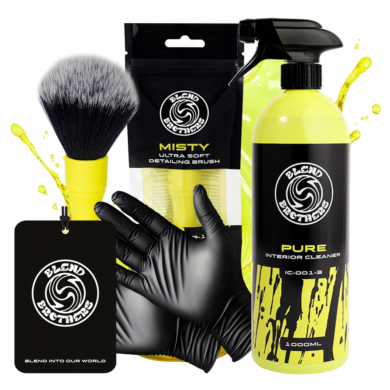 Zestaw Detailingowy do Czyszczenia Plastików Pure 1l Miękki Pędzelek